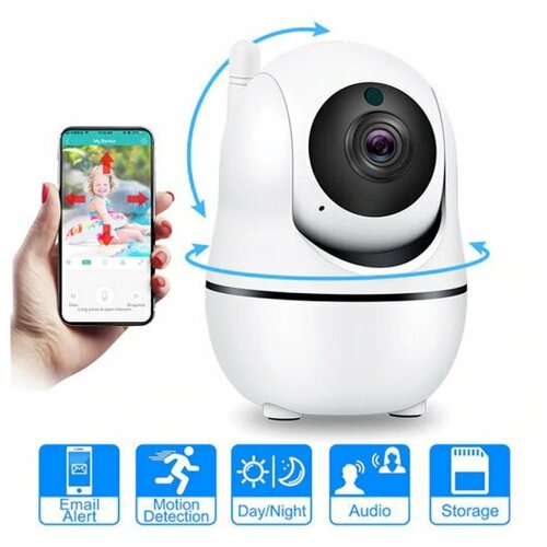 Система видеонаблюдения Smart IP-Camera 360 беспроводная поворотная видеоняня видеокамера камера наблюдения вебкам видеосъемка 224800₽