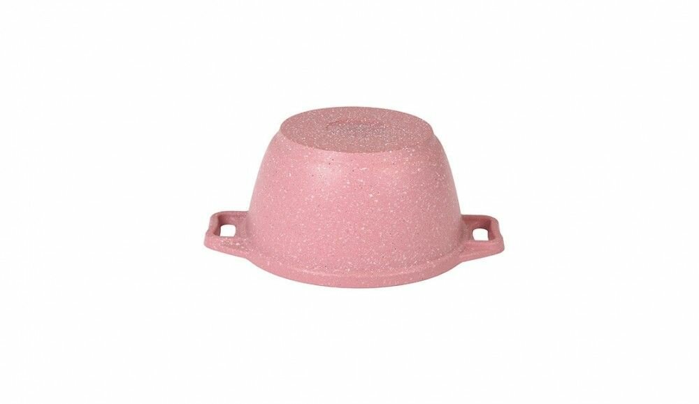 Кастрюля 1л со стеклянной крышкой, АП линия "Trendy style" (rose) — фото 1