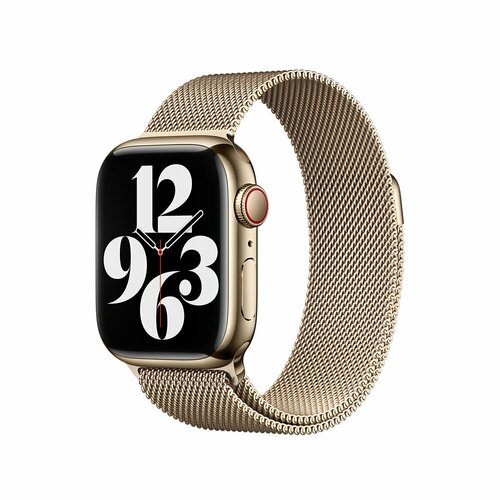 Браслет Stainless Steel Gold Milanese Loop Apple Watch 41mm (ML733AM/A)