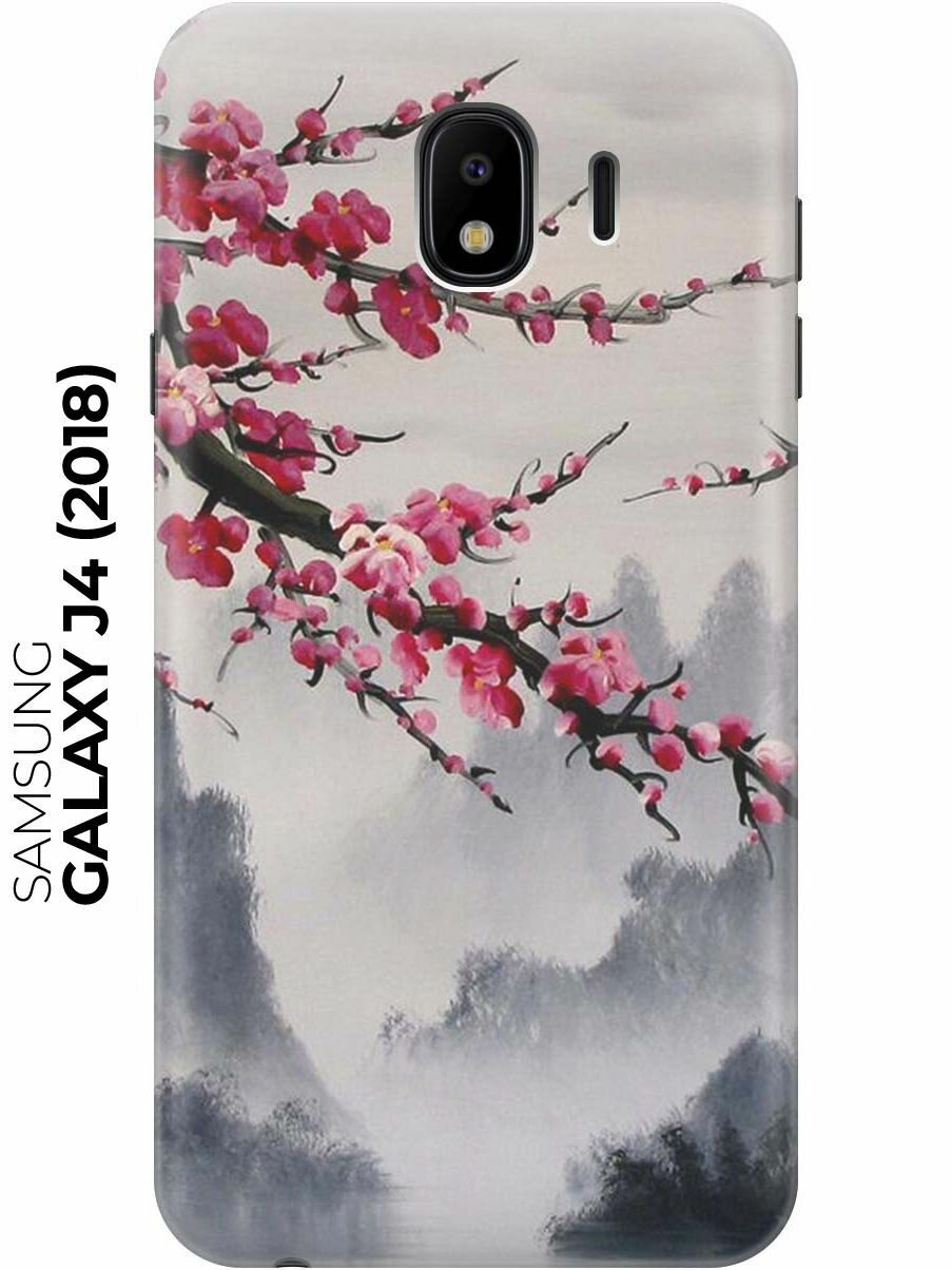 RE: PAЧехол - накладка ArtColor для Samsung Galaxy J4 (2018) с принтом "Сакура"
