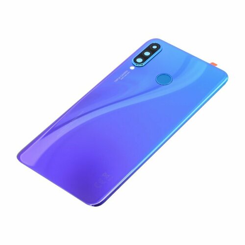 Задняя крышка для Huawei P30 Lite/Nova 4e 4G (MAR-LX1M/MAR-AL00) (24 Mp) (со сканером отпечатка пальца) 100%, синий