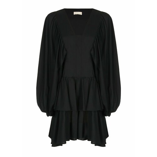Платье LIU JO, размер 44, черный платье liu jo хлопок повседневное свободный силуэт мини размер 44 черный