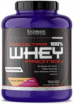 Ultimate Nutrition Prostar Whey 2390 гр Вкус: Арахисовое Масло Джем