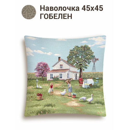 фото Наволочка декоративная le gobelin ранчо 45х45 см