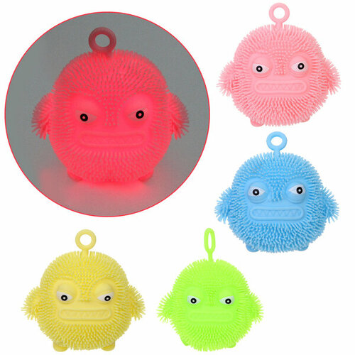 Игрушка Монстрик 10 см с подсветкой микс стикер на вложение 379₽