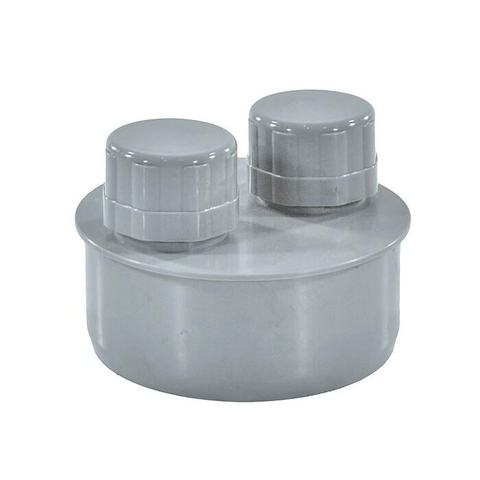 Клапан PP-H вакуумный серый Дн 50 б/нап VALFEX 26000050