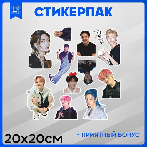 Набор наклеек стикеры на телефон StrayKids