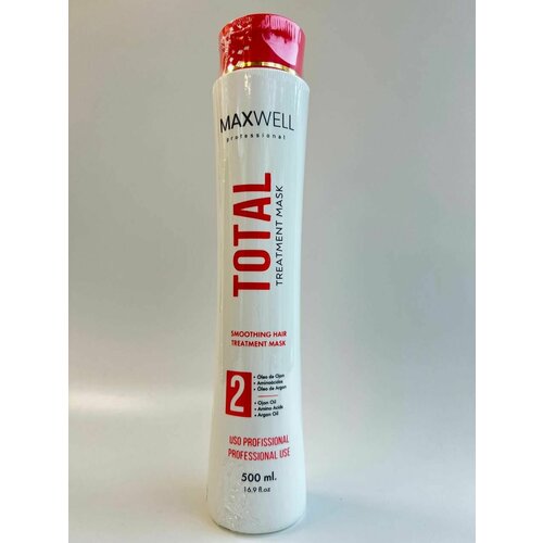 Кератин MAXWELL Total Keratin 500 ml для волос профессиональный fox gloss кератин для выпрямления волос 500 мл