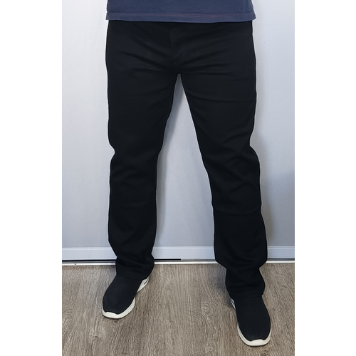 Джинсы классические Montana, размер W40 L34, черный джинсы классические montana размер w40 l34 серый