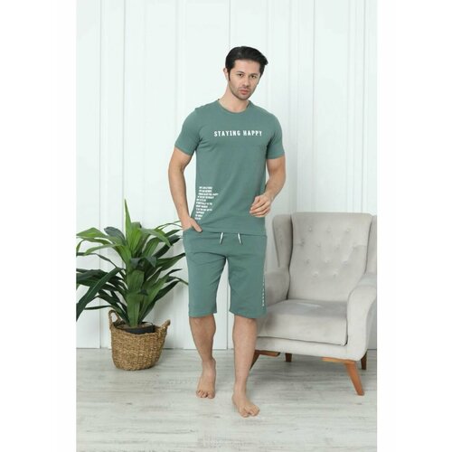 Пижама NICOLETTA, размер 46, зеленый пижама nicoletta размер 46 зеленый