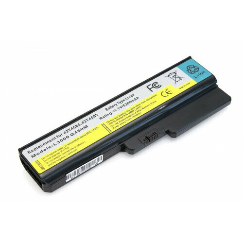 Аккумулятор для ноутбука Lenovo L08S6C02 5200 mah 11.1V аккумулятор для ноутбука lenovo l08s6c02