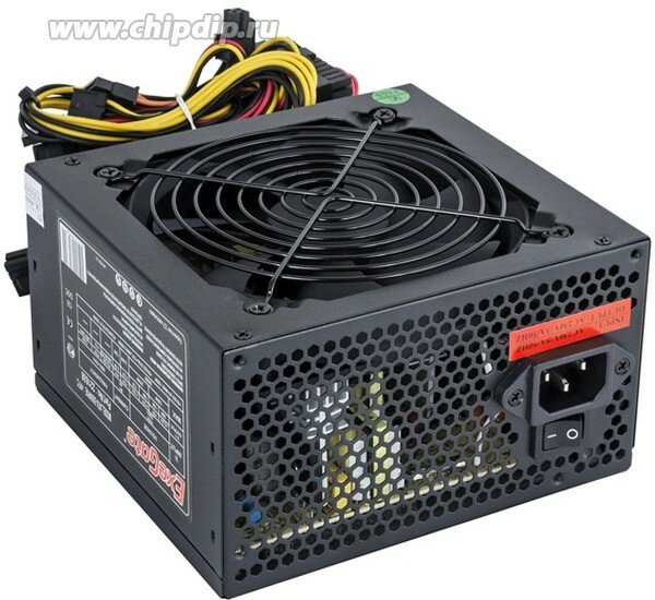 Блок питания ATX Exegate EX221638RUS 500W(+PFC), black, 12cm fan, 24p+4p, 6/8p PCI-E, 4*SATA,3*IDE, FDD - фото №12