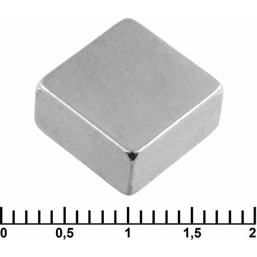 B 10x10x5 N35 Магнит B 10x10x5 мм класс N35 квадратный 990₽