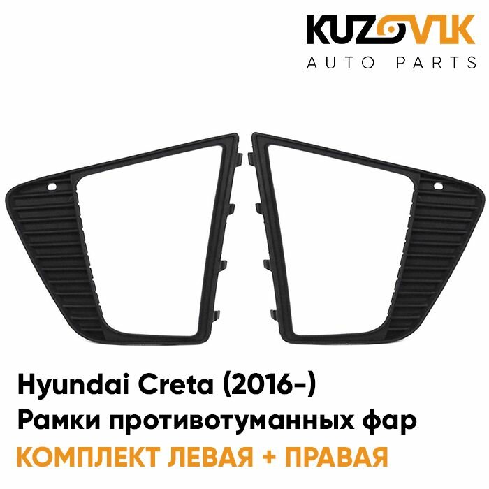 Рамки противотуманных фар Hyundai Creta (2016-)