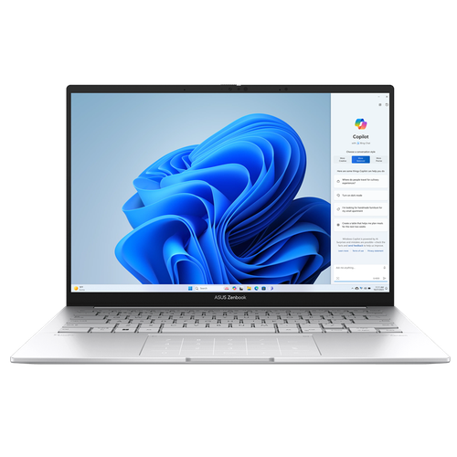 Ноутбук ASUS Zenbook 14 OLED UX3405MA-QD488W Core Ultra 7 155H16b LPDDR4X1TB SSD14 OLED WUXGA1920 x 1200WiFi6EWindows 11 Home Rus122KgFoggy SilverRU_EN_KEYBOARD 90NB11R2-M00SS0 13897700₽
