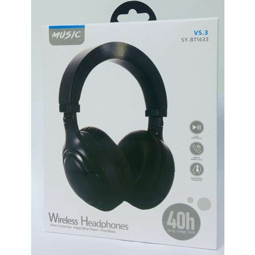 Беспроводные наушники Music SY-BT1633 (черный)