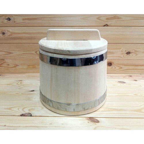 Кадка из кедра 5 л обручи из оцинкованной стали 5460₽