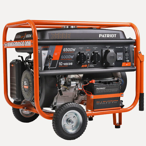 Изображение товара Генератор бензиновый PATRIOT GRS 7500E, 6500Вт, электростартер, выход 12В