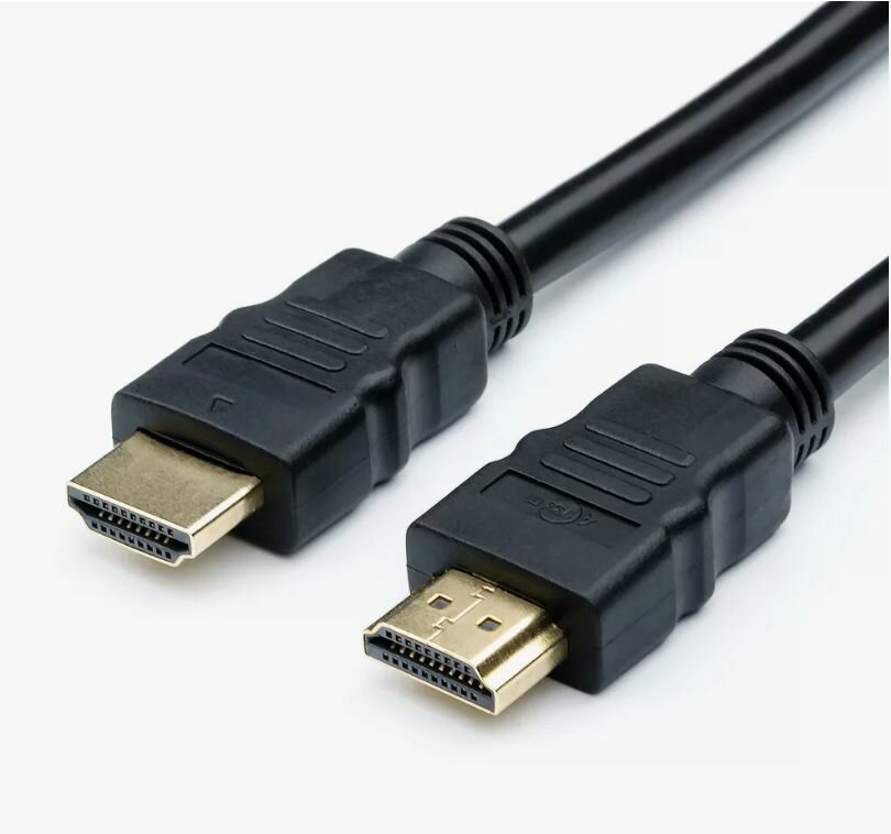 Кабель HDMI-HDMI ver 1.4, FullHD, 1м черный