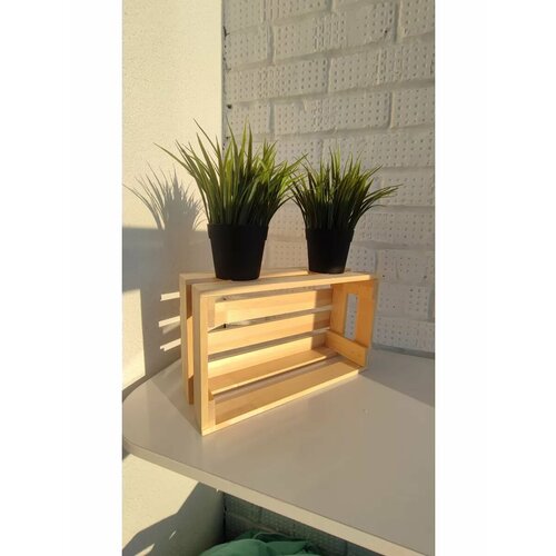 Ящик декоративный деревянный 34х20х12 см 520₽