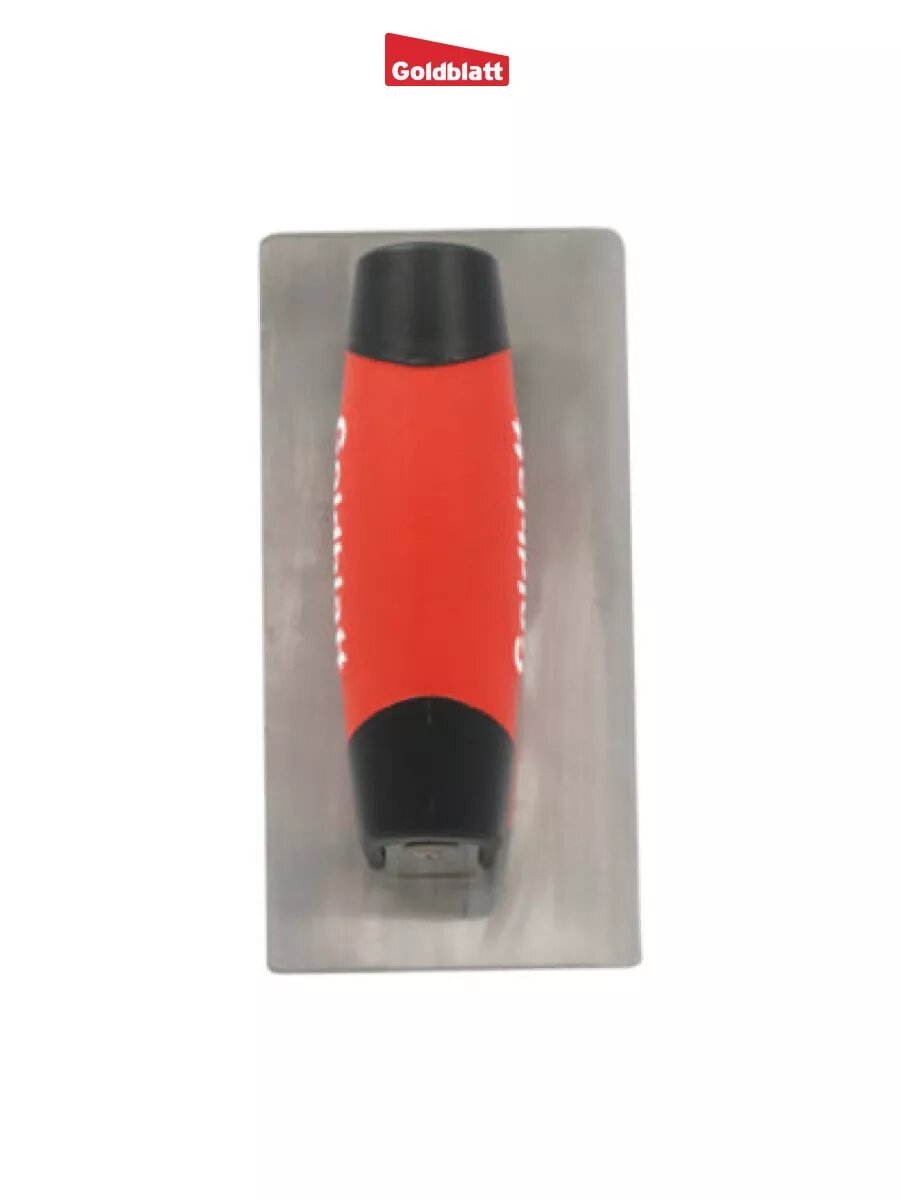 Кельма с радиусным загибом GOLDBLATT G16130, нержавеющая сталь, 150x75 мм — фото 1