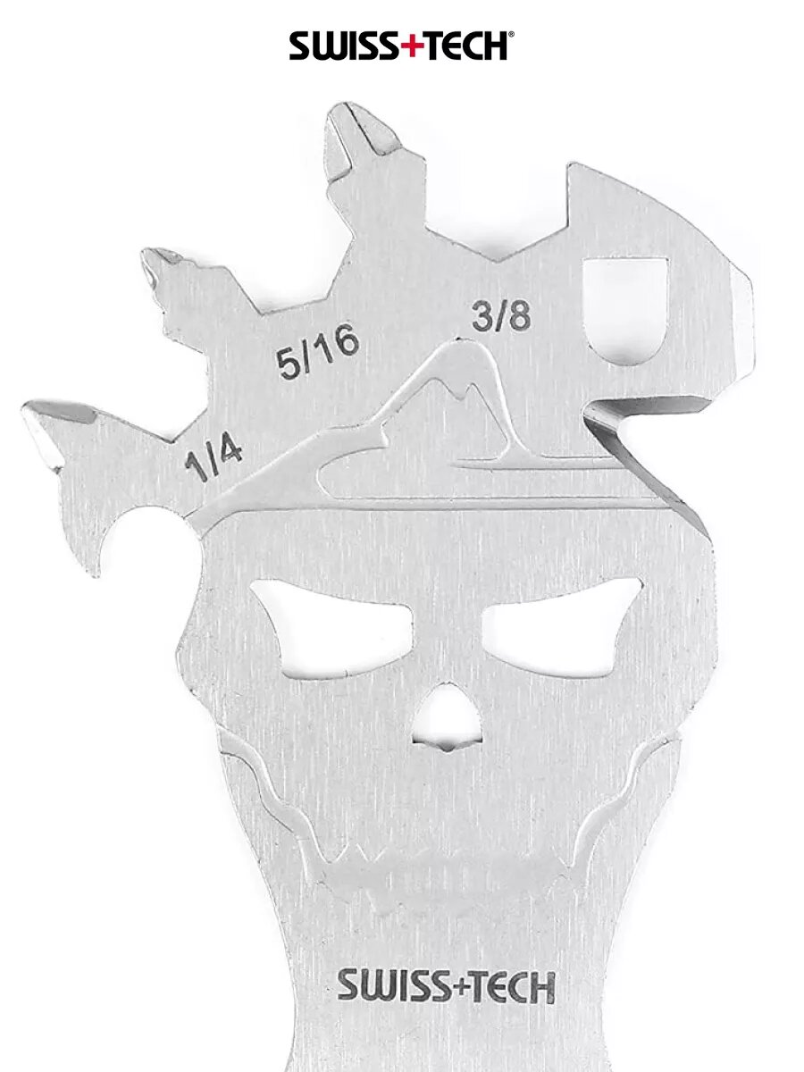 Мультитул компактный 8 в 1 EDC ST029005, SWISS+TECH, цвет серебристый — фото 1