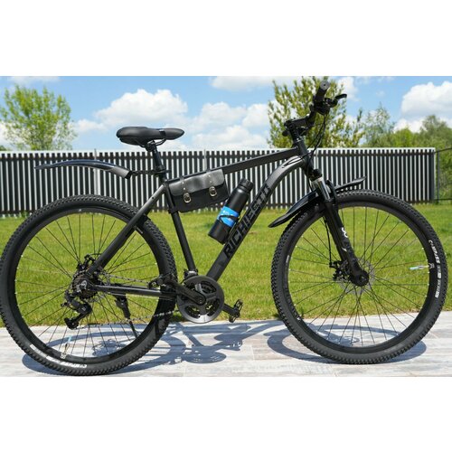 Велосипед 29 Richiesto алюминиевая рама 21 Горный ВзрослыйПодростковый черный модель 2024 33770₽