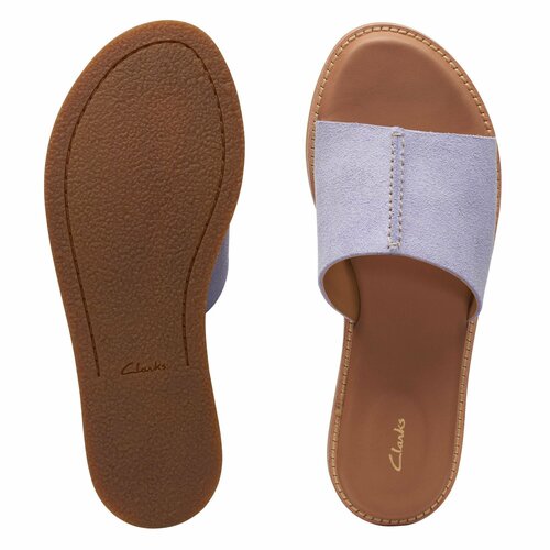 фото Сабо clarks, размер 40 eu, фиолетовый