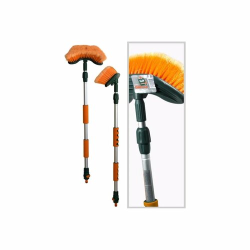Щетка для мытья автомобиля 88-140 см NOVA Bright Li-Sa телескопическая ручка изогнутая щётка 1453₽