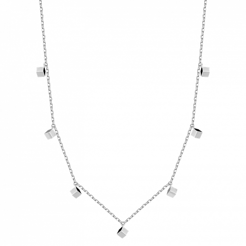 Колье Velichenko, серебро, 925 проба, золочение, длина 40 см., серебряный