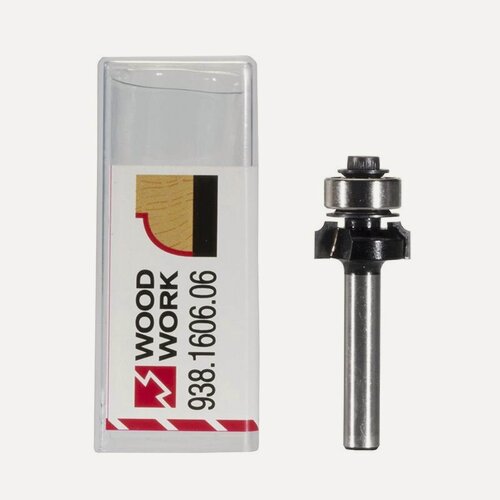 Изображение товара Фреза радиусная с подшипником R1.6 D15.8 L48 S6mm WOODWORK/вудворк 938.1606.06