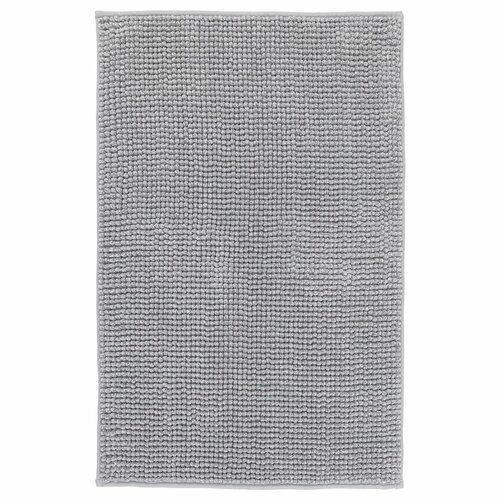 фото Toftbo коврик для ванной ikea, серо-белый меланж 50x80 см (50422253) икеа