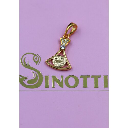 Подвеска Sinotti, циркон, золотистый