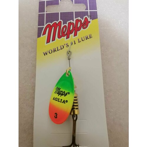 Блесна Mepps Aglia Fluo TIGER/OR #3 (6,5г)