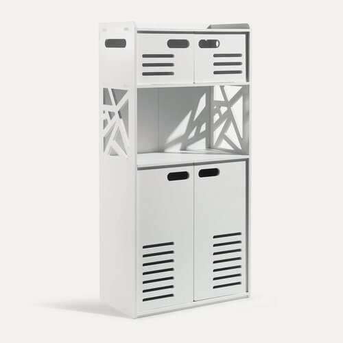 Изображение товара Шкаф напольный Astra Wide для ванной комнаты, пенал, стойка для ванной