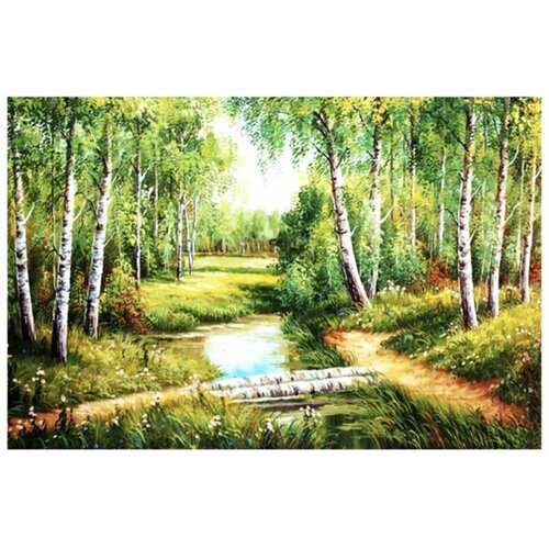 Алмазная мозаика на холсте 