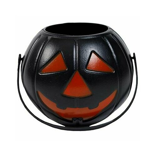 Конфетница Тыква пластик черная 11х9смG 448₽