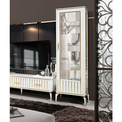 Шкаф-витрина 1-дверная Слониммебель Стамбул 2 44400₽