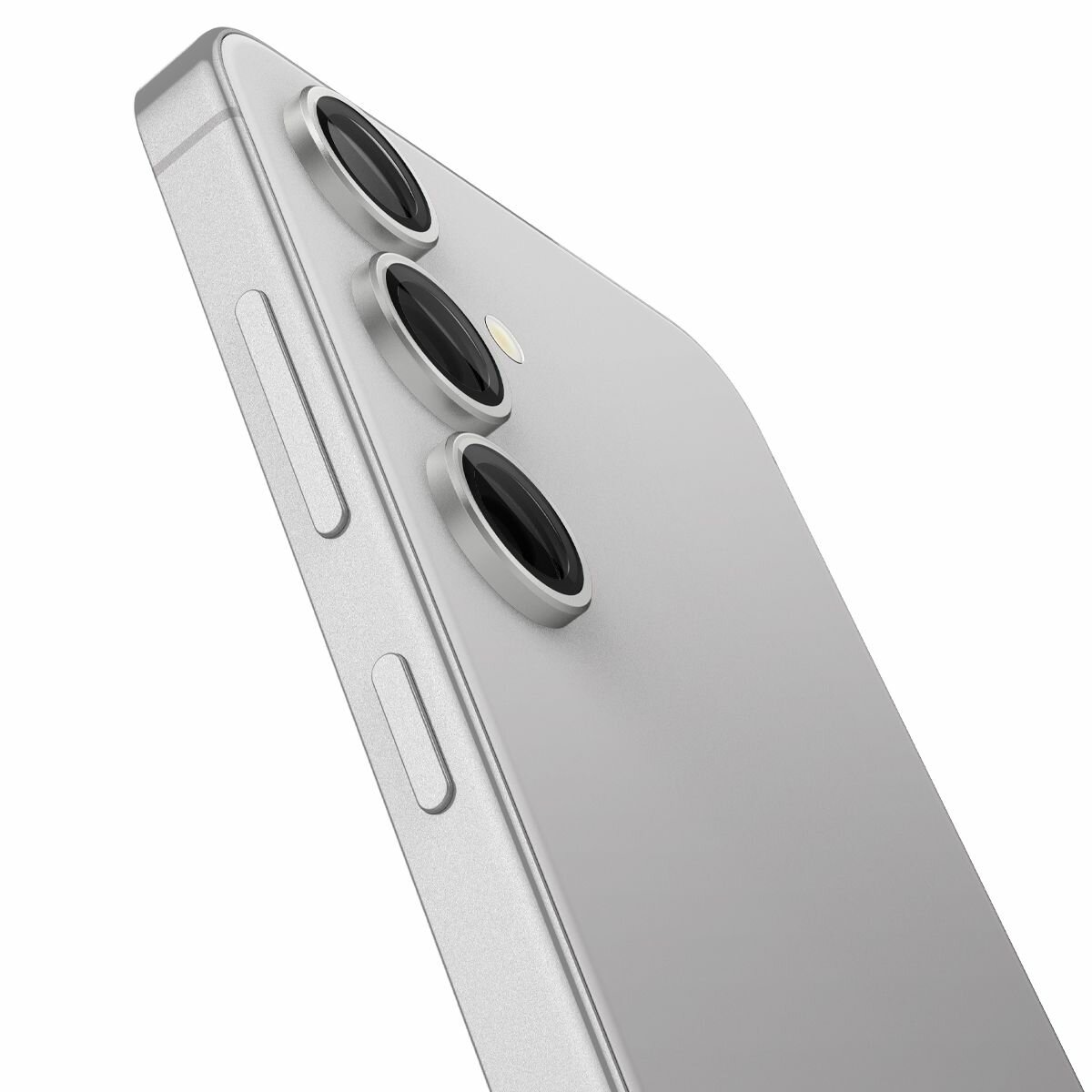 Защитное стекло для камеры Spigen на Samsung Galaxy S24 (AGL07614) Glass tR EZ Fit Optik Pro / Спиген Стекло для Самсунг Галакси С24 Олеофобное, Серый, 2 шт — фото 1