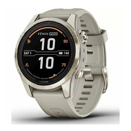 Умные часы Garmin FENIX 7S Pro sapphire solar soft gold 101529₽