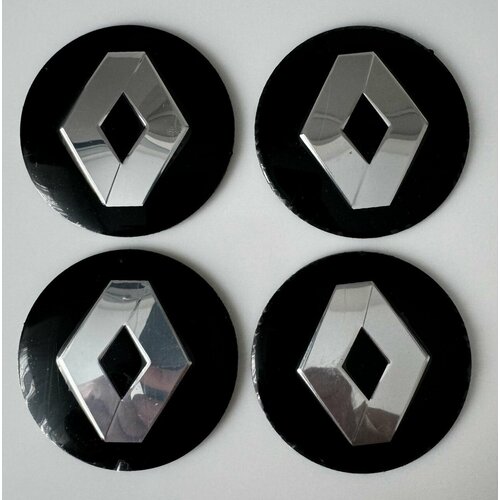 Наклейки на колесные диски и колпаки Рено Renault D 60 mm