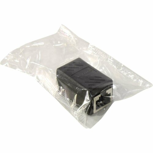 фото Модуль vcom rj-45 (f) - rj-45(f) ftp cat.5e black st251s