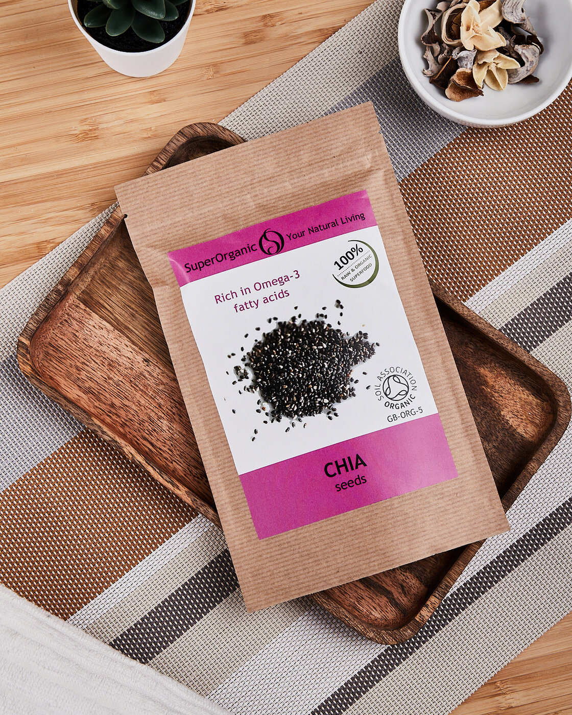 SuperOrganic Чиа семена 200г