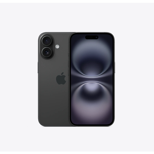 Смартфон Apple iPhone 16 256 ГБ SIM eSIM Black Черный 117000₽