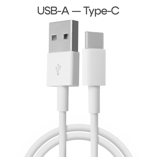 Кабель usb type c / GQbox / Быстрая зарядка для телефона type c провод шнур / 1 метр белый
