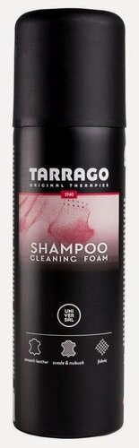 Изображение товара Пена-шампунь Tarrago Shampoo очиститель для гладкой кожи, нубука, замши, велюра, текстиля, тех-материалов 200мл