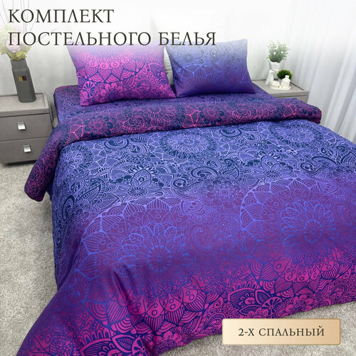 Постельное белье SOANA 2-х спальное из бязи с хлопком, подарочная упаковка, гипоаллергенное