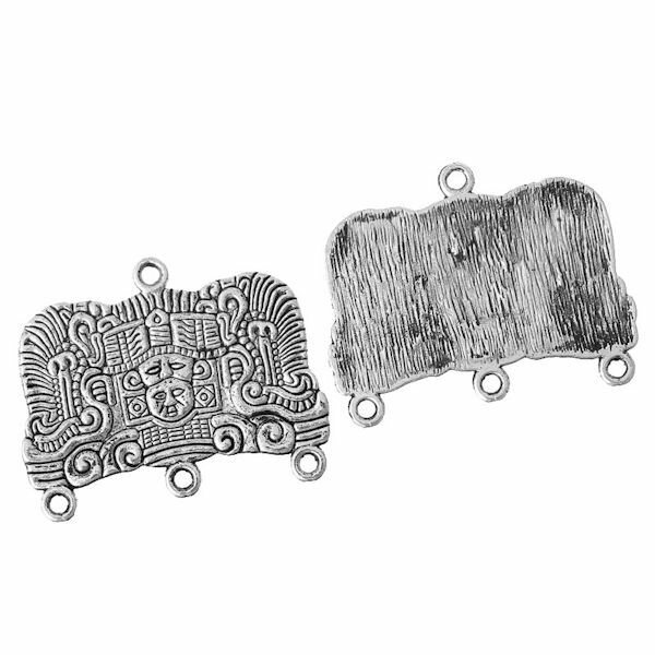 Коннектор широкий на 3 нити "Майя", 6 штук. — фото 1