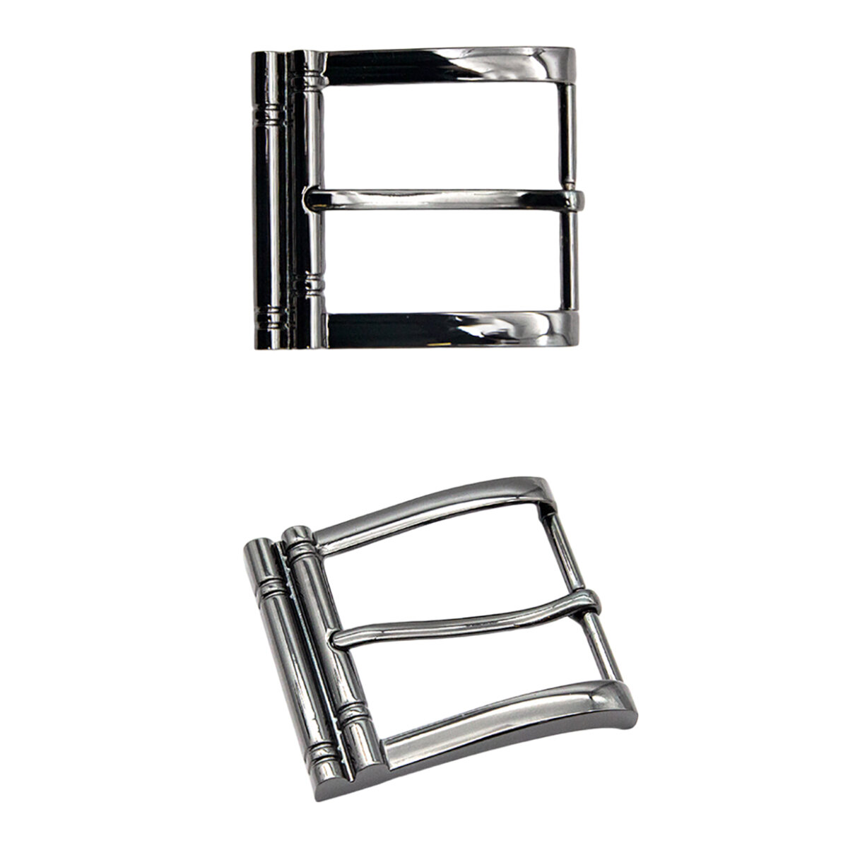 Пряжка для ремня 40 мм (53*57 мм), BIG, 69374, металл (черный никель), 4 шт