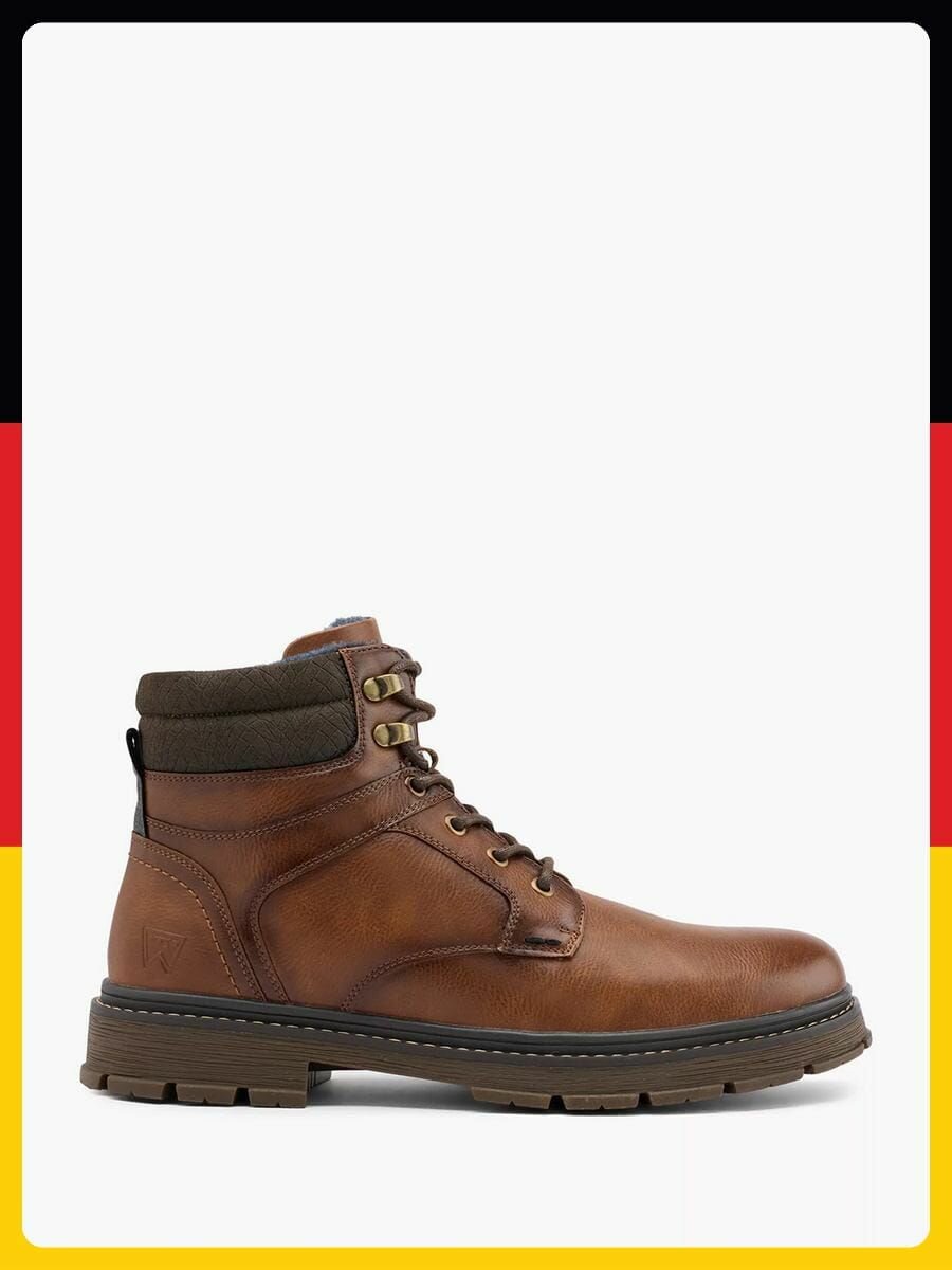 Ботинки Wrangler, размер 45 EU, коричневый